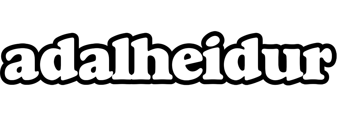 Adalheidur panda logo