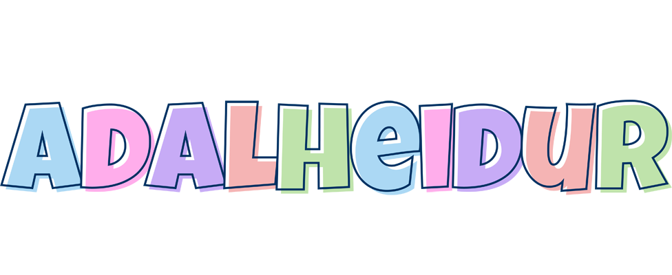Adalheidur pastel logo
