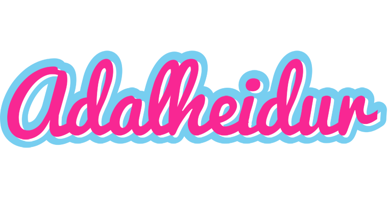 Adalheidur popstar logo