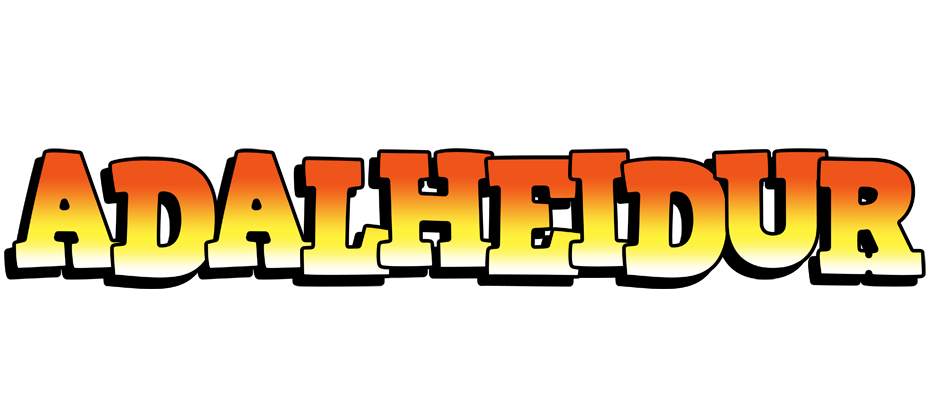 Adalheidur sunset logo