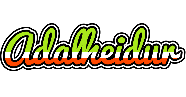 Adalheidur superfun logo