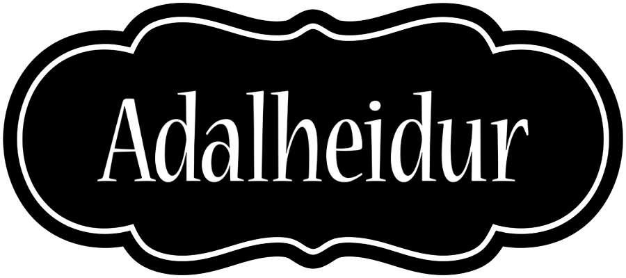 Adalheidur welcome logo