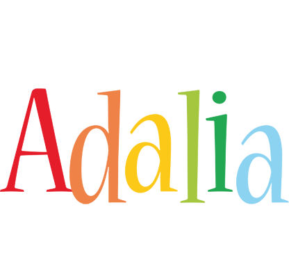 Adalia birthday logo