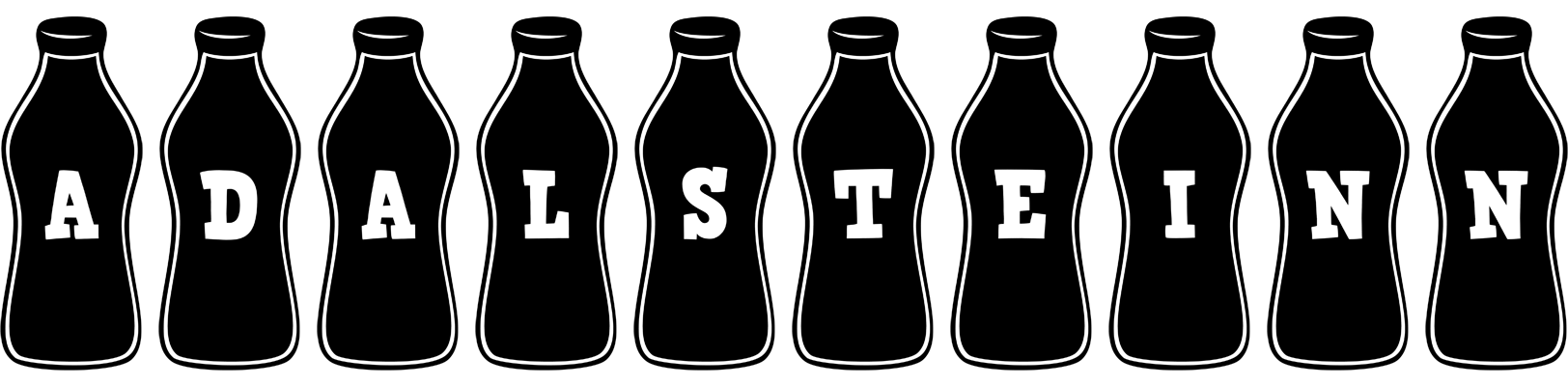Adalsteinn bottle logo