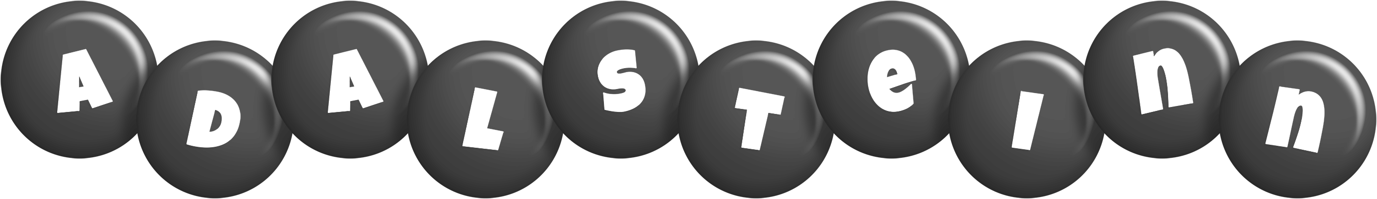 Adalsteinn candy-black logo