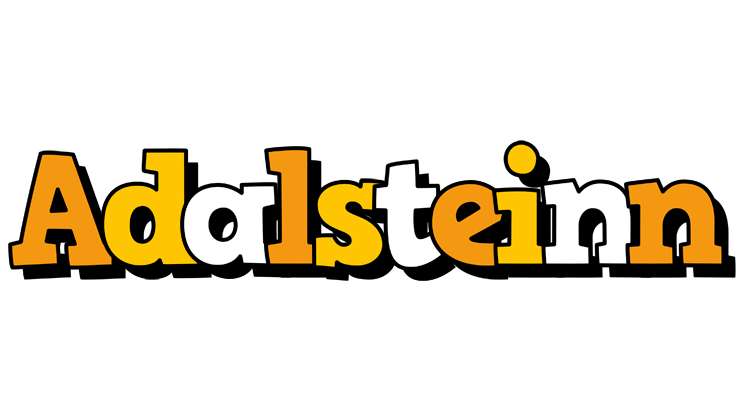 Adalsteinn cartoon logo