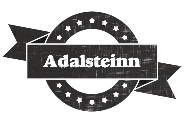 Adalsteinn grunge logo