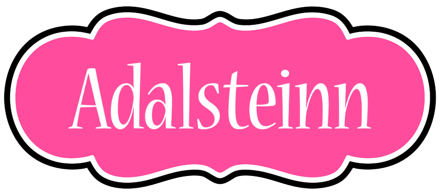 Adalsteinn invitation logo