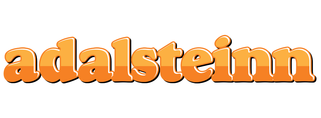 Adalsteinn orange logo