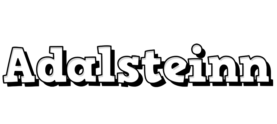 Adalsteinn snowing logo