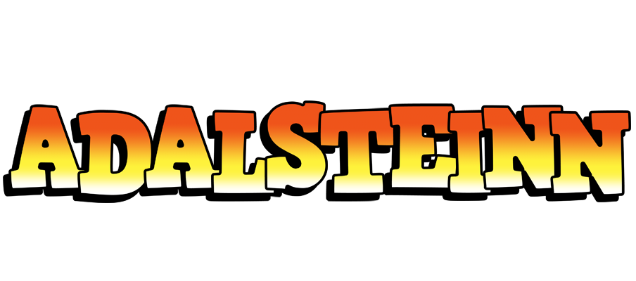 Adalsteinn sunset logo