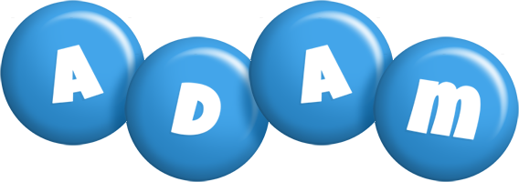 Adam candy-blue logo