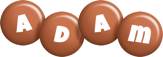 Adam candy-brown logo