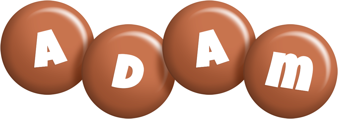Adam candy-brown logo