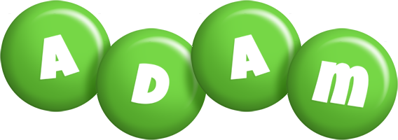 Adam candy-green logo