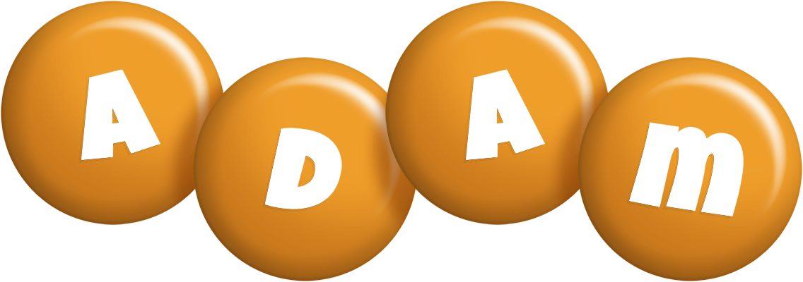 Adam candy-orange logo