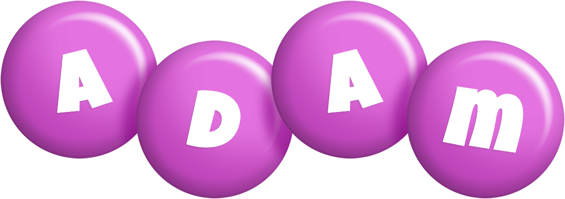 Adam candy-purple logo