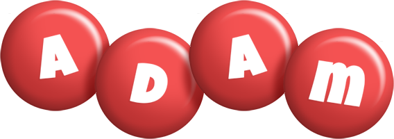 Adam candy-red logo