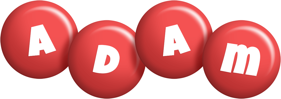 Adam candy-red logo