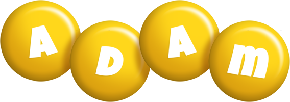 Adam candy-yellow logo