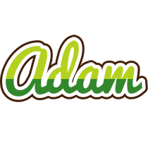 Adam golfing logo