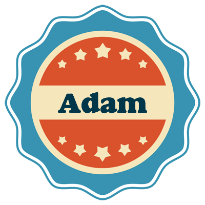 Adam labels logo