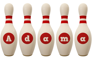 Adama bowling-pin logo