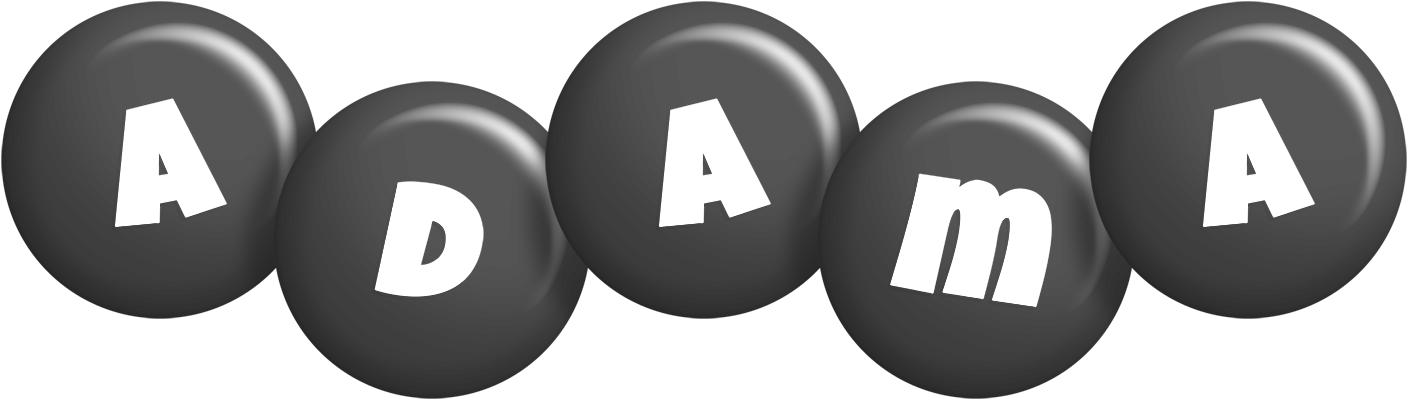 Adama candy-black logo
