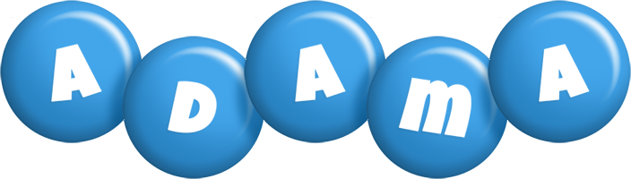 Adama candy-blue logo