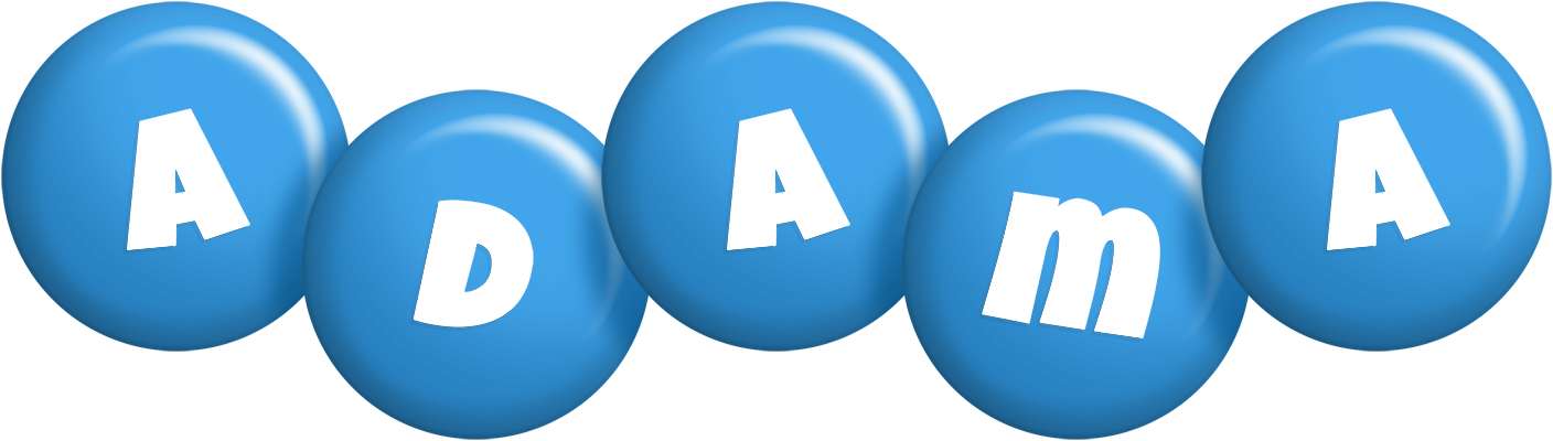 Adama candy-blue logo