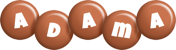 Adama candy-brown logo