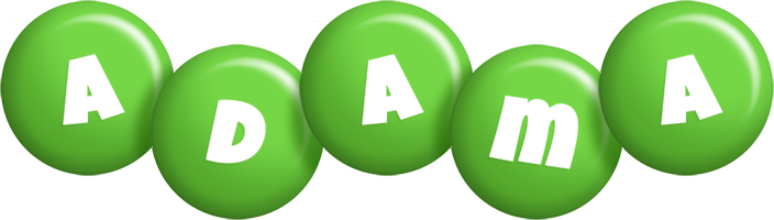 Adama candy-green logo