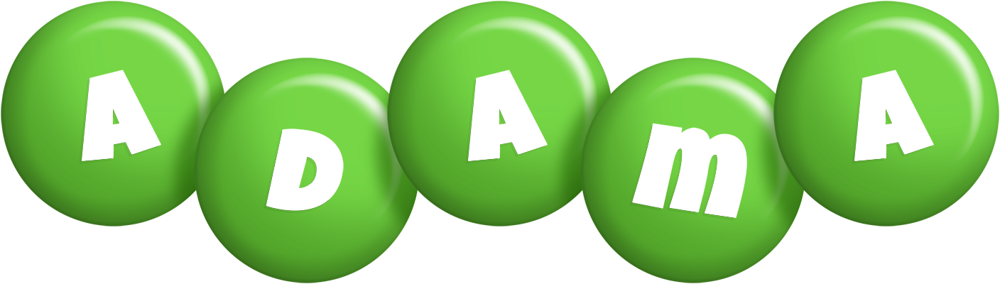 Adama candy-green logo