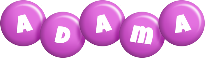 Adama candy-purple logo