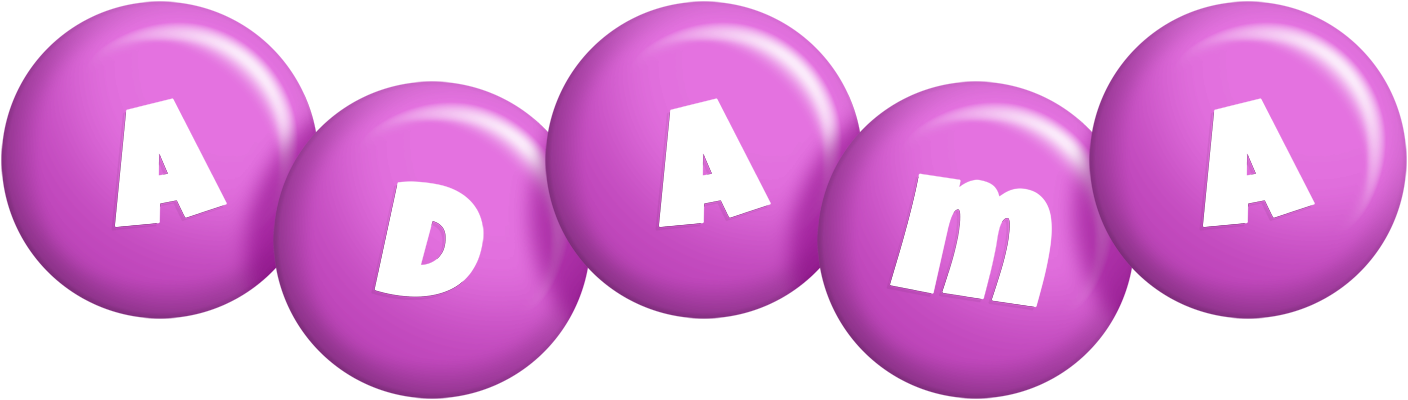 Adama candy-purple logo
