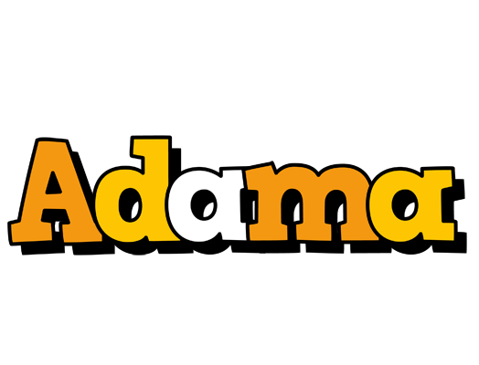 Adama cartoon logo