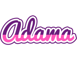 Adama cheerful logo