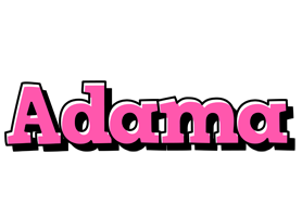 Adama girlish logo