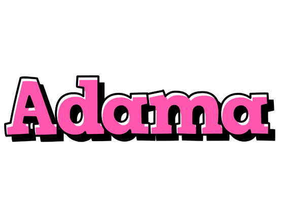 Adama girlish logo
