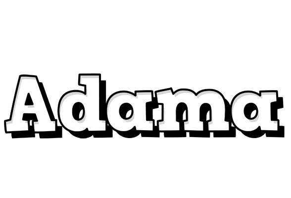 Adama snowing logo