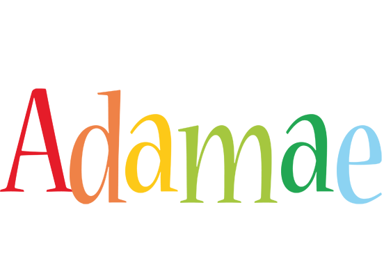 Adamae birthday logo