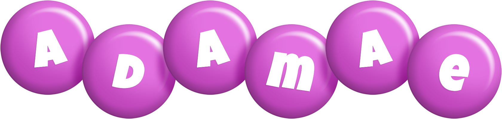 Adamae candy-purple logo