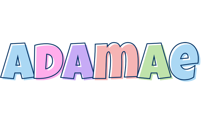 Adamae pastel logo