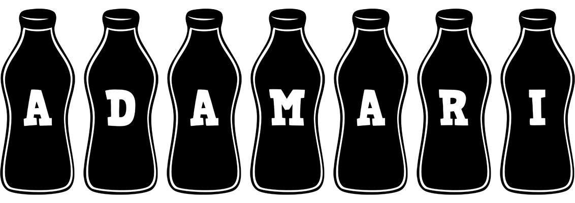 Adamari bottle logo