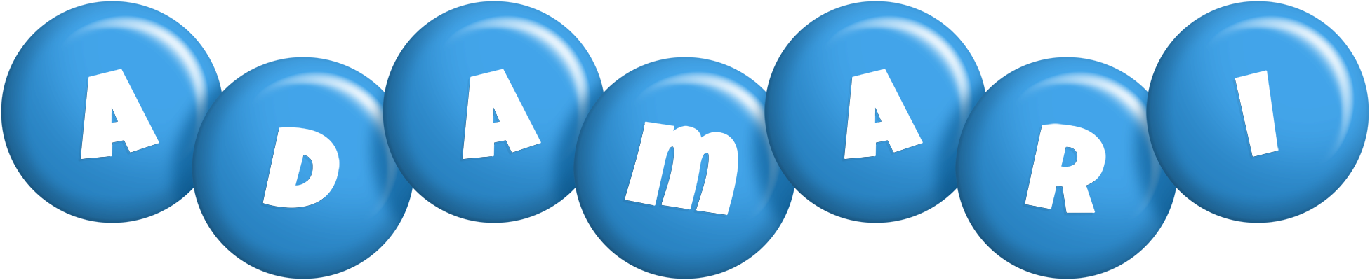 Adamari candy-blue logo