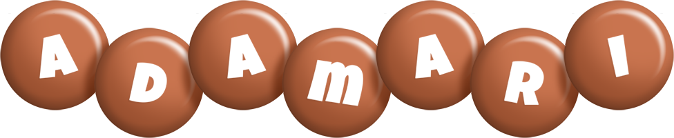 Adamari candy-brown logo