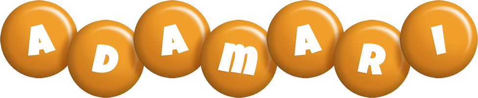 Adamari candy-orange logo