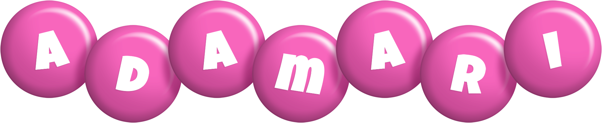 Adamari candy-pink logo