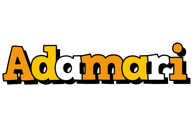 Adamari cartoon logo
