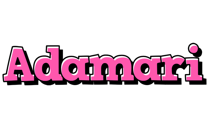 Adamari girlish logo